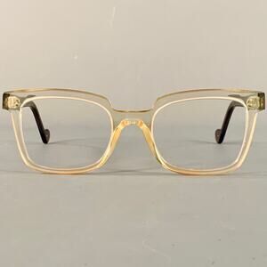 ANNE & VALENTIN O Life Brown Clear Two Tone Acetate Frames Eyewear